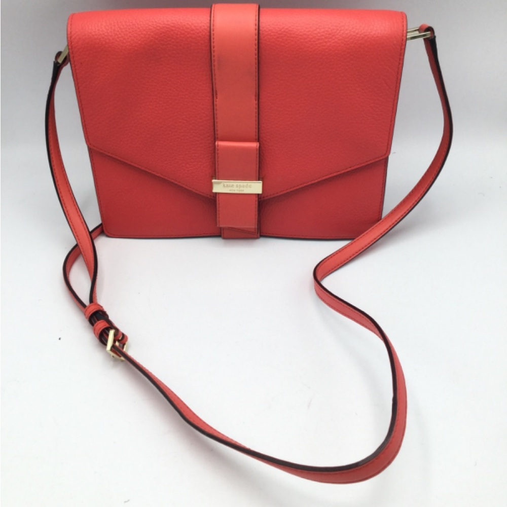 NWOT Kate Spade Pink Shoulder Leather Purse w/COA
